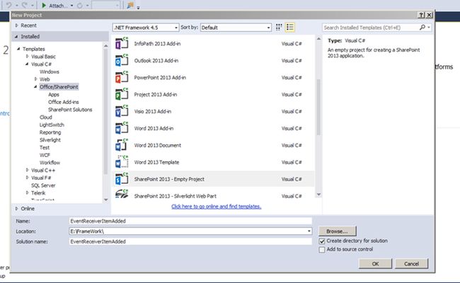 Empty SharePoint Project